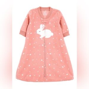 NWT Baby Girl Carter's 2-Way Zip Fleece Sleep Sack